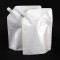 10.25" x 11.25" x 4.0" OD BriteWite™ SpoutPAK™ 77.77 fl. oz. [2,300 ml, 0.6076 gal] Stand Up Pouch (250/case) - SP2KGBW