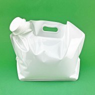 16.5" x 12.5" x 7" OD White 1.98 gal / 7.5 L SpoutPAK™ with Handle