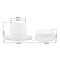 7.25" x 10.0" x 6.0" OD, 1.5L White Stand Up Pouch with 33mm I.D. Spout and Handle (120/case) - SP15L33SH