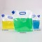 1.3 Gal -13" x 12.75" x 6" OD 4.9L Clear SpoutPAK™ with Handle and 22mm Fitment (200/case) - SP135GPA22
