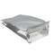 8 siuze seals gives each pouch a stable flat bottom to stand on silver flat bottom pouc
