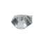 5" x 8" x 3" OD Clear/Silver Stand Up Pouch with ZipSeal and Tear Notch (1,000/case) - BVS03ZRC