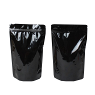 Black Mylar Foil Stand Up Pouch