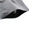 5.3675" x 6.5" x 2.5" OD Black Stand Up Pouch with ZipSeal™, Tear Notches, and Valve (1,000/case) - CBBWS25ZV