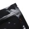 5.3675" x 6.5" x 2.5" OD Black Stand Up Pouch with ZipSeal™, Tear Notches, and Valve (1,000/case) - CBBWS25ZV