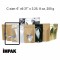 6" x 9.37" x 3.25" Kraft Stand Up Pouch with Window (1,000/case) - CNK325ZWD