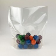 7.5” x 8” x 2.75” OD FlexxiGlass™ Clear K-Seal Stand-Up Pouch