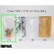 7.625" x 11.75" x 4" OD Clear Stand Up Pouch (500/case) - EMP04ZRC