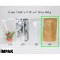 7.625" x 11.75" x 4" OD Kraft Foil Stand Up Pouch (500/case) - ENK04ZRC