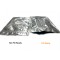 6" x 9.37" x 3.25" OD Silver FILL READY Mylar Foil Stand Up Pouch (1,000/case) - CR325ZRCFR