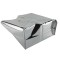 manufactured and folded to fit the exact dimensions needed bottom gusset expanded out into formed rectangle bottom