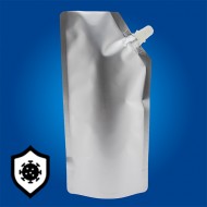 sterile silver spout pouch