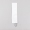 1.125” x 4.0” O.D. PAKVF4W White MylarFoil StikPAK® Pouch (5,000/case) - 01125MFW04BTNFO