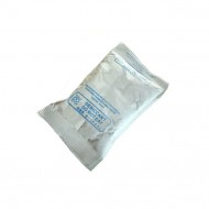 single white desiccant packet with 66g of clay moisture absorbing material