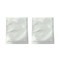 two small clear vacuum pouches