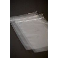 OD  Transparent vacuum pouch with tamper evident ZipSeal, tear notch and 0.25" hang hole