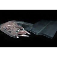 6.25" x 9.25" OD Transparent Fin Seal Pouch