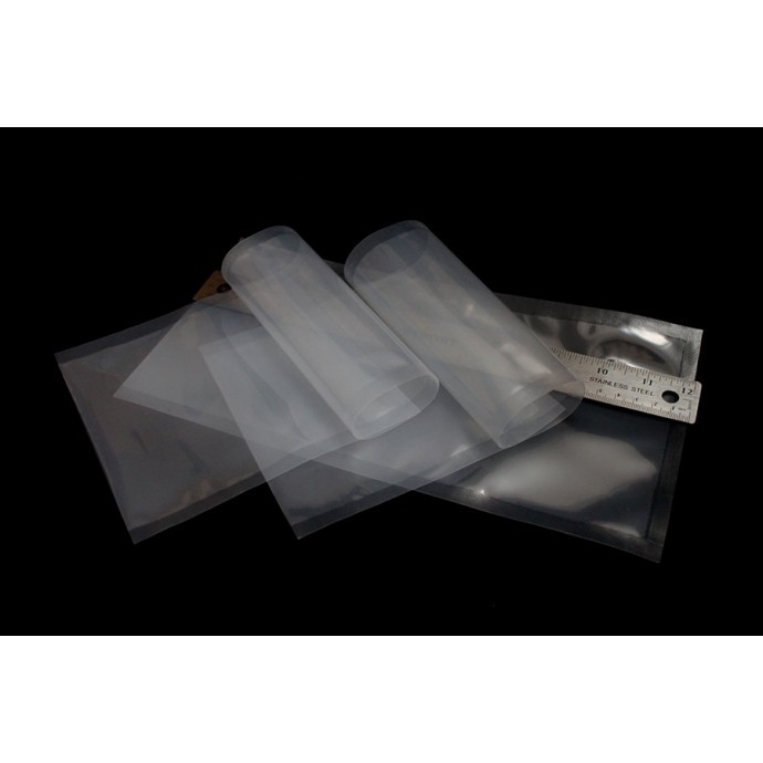 6" x 12" OD Transparent Vacuum Pouch (boilable / microwavable) - V4RB0612