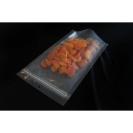 clear vacuum pouch with zip seal