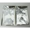 6.5" x 10" OD Clear/Silver Pouch with ZipSeal; (100 bags) - V5ZVSTG06510HH