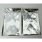 6.5" x 10" OD Clear/Silver Pouch with Tamper Evident ZipSeal (1,000/case) - V5ZVSTG06510HH