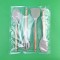 12 x 14 Clear Vacuum Bag filled with utensils