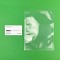 6 x 8 clear vacuum bag next to business card