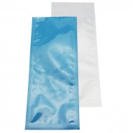 4.625" x 11" OD Clear/Blue Vista Pouch