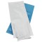 can see through one side to see inner product blue vista pouch with desiccant pouch loaded to show clear side