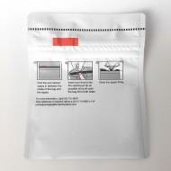 5.5" x 6.75" OD 1/4th Oz. Child-Resistant Thumb-Pocket® Zipper Bag (100/pack) - Fill Through Bottom - ZCR0550675TE-100PACK