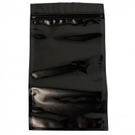 2.25" x 7.75" OD Black ZipSeal™ Pouch (5,000/case) - 0225MFB0775OZE