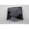 4.875" X 6.0" O.D  Black MylarFoil 3 side pouch with Tear Notch (1,000/case) - 04875MFB06TN