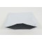 9" x 9" White Mylar Foil Bag with ZipSeal (1,000/case) - 09MFW09TEZ