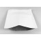 11" x 11” White MylarFoil Pouch with Tamper Evident ZipSeal and Tear Notch (500/case) - 11MFW2511TEZ