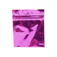 3.4" x 4.0" Purple MylarFoil ZipSeal Mini Pouches