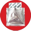cropped circle of zipseal Open Zipper end flexible film pouches