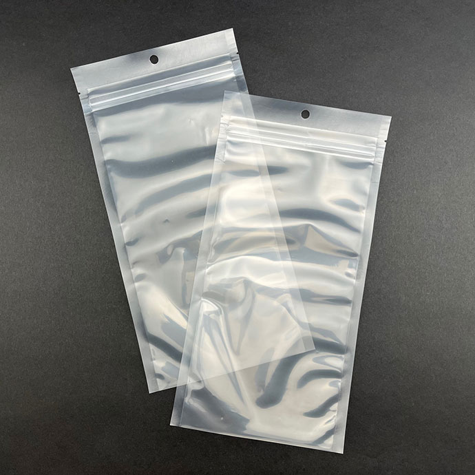 6" x 12" OD Transparent Vacuum Pouch with Tamper Evident ZipSeal - V4Z0612ZTEHH