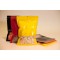 7.5" x 11.25" Black Label Ready Pouch with Tamper Evident ZipSeal (1,000/case) - V5ZBXBKW07511
