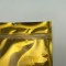 7.0" x 12.0" OD Vista-Gold Inside Tamper Evident ZipSeal Pouch with Tear Notch and Hang Hole (500/case) - VSTGIN43M0712ZTEHH