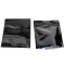 3.4" x 4" OD Black MylarFoil Pouch with ZipSeal™ (100/pack) - 034MFB04ZTE