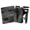 3.4" x 4" OD Black MylarFoil Pouch with ZipSeal™ (100/pack) - 034MFB04ZTE