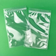 clear vacuum pouch with zip seal