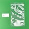 clear zipper vacuum bag next to business card clear zipper vacuum bag next to business card