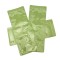 7.0" x 18.5" O.D. Pale Green Tamper Evident ZipSeal Pouch with Tear Notch and Rounded Corners (500/case) - 07MFS185ZTEP7486C