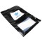 7.5" x 11.25" Black Label Ready Pouch with Tamper Evident ZipSeal (1,000/case) - V5ZBXBKW07511