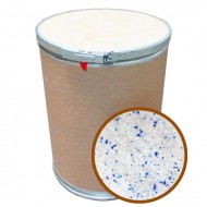 63940AG55 - silica gel desiccants white and blue 55lb drum white silica beads mixed with a few blue silica desiccants