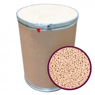 55 lb drum with preview window showing housed 13X Non-Indicating Molecular Sieve