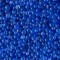 close up of blue indicating silica gel beads