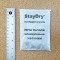 4 unit clay desiccant packet next to ruler