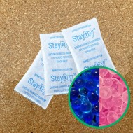 40ISG33 - .5g indicating silica gel packets Two .5g indicating silica gel desiccant packets